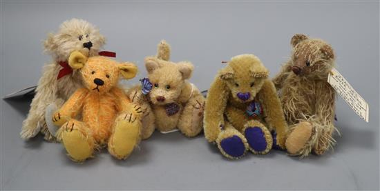 Five Artist bears